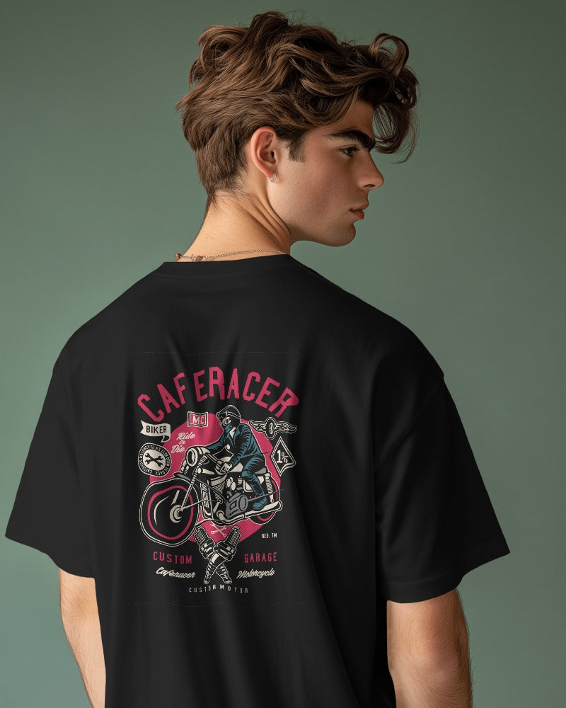 Caferacer | Printed Oversized T-Shirt